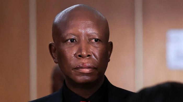 Julius Malema showed little emotion when he received news of the sentence