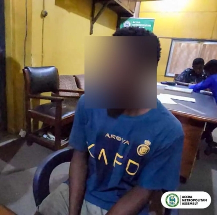 AMA arrests suspect for illegal dumping in Accra