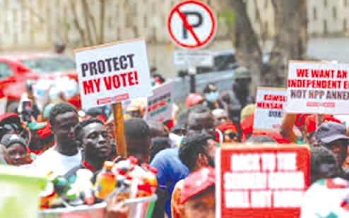 Protests in the country are not uncommon 