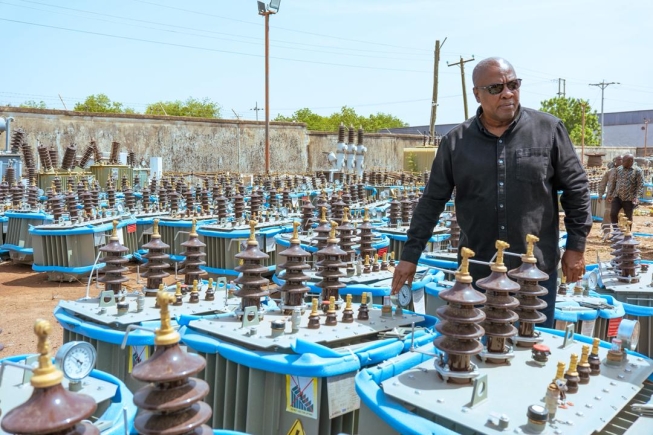 President Mahama: Power outages not dumsor as Ghana deploys 2,500 transformers