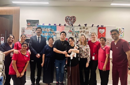 The King's College Hospital in Dubai shared this picture on Facebook