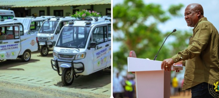 President Mahama: 'Free Primary Healthcare tricycles are not ambulances' (VIDEO)