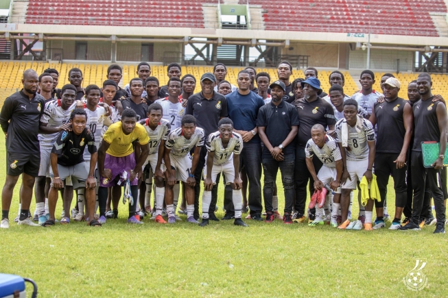 Sharaf Mahama inspires Black Starlets ahead of U-17 AFCON