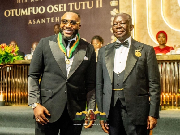 Asantehene honours Prophet Uche with gold coin at 27th anniversary gala