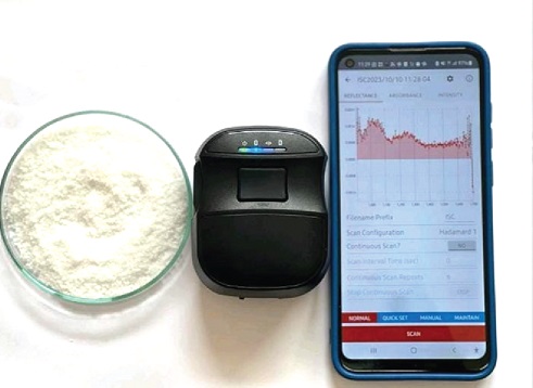 This device also tests the quality of farm inputs such as fertilisers