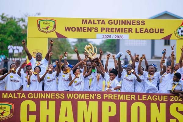 Ampem Darkoa clinch Women’s Premier League title as Malta Guinness backs finale