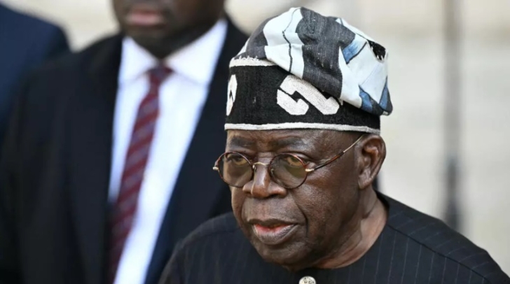 Nigeria's President Bola Tinubu in central London during a visit to the UK on March 19, 2026. © Justin Tallis, AFP