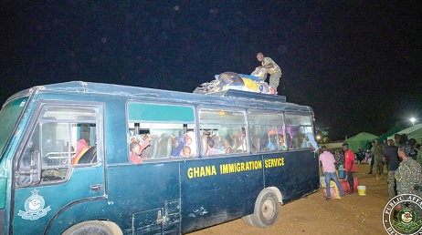 Some West African nationals being repatriated to their home countries