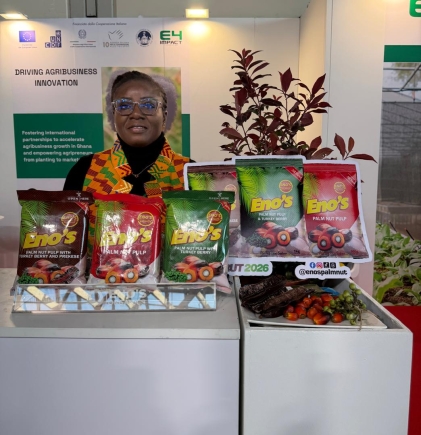 Eno’s Organics showcases Ghanaian food innovation at Macfrut 2026
