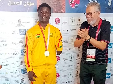 Hayford Addai (left) —  Won a gold medal again
