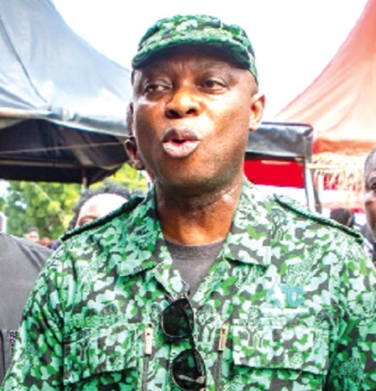 Dr Hugh C.A. Brown, Chief Executive of the Forestry Commission, speaking to the media