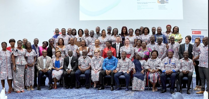 Dignitaries and members of the Ghana Alumni Chapter after the event