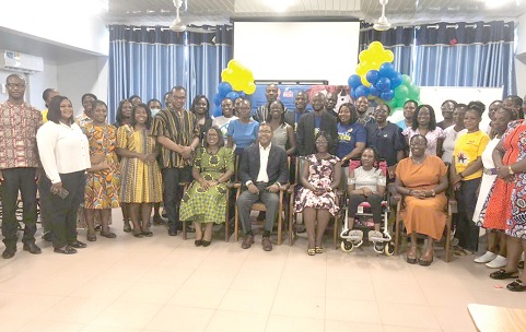 Healthcare officials who attended the GhanaPOPI launch