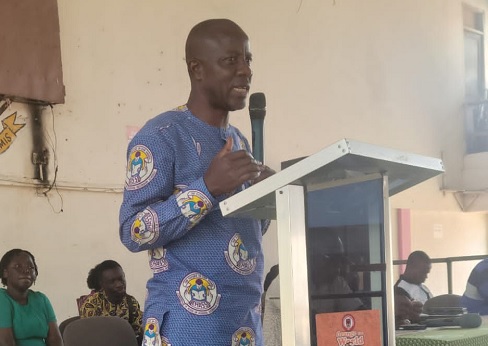 The headmaster of KASEC, Emmanuel Kwabla Cole.