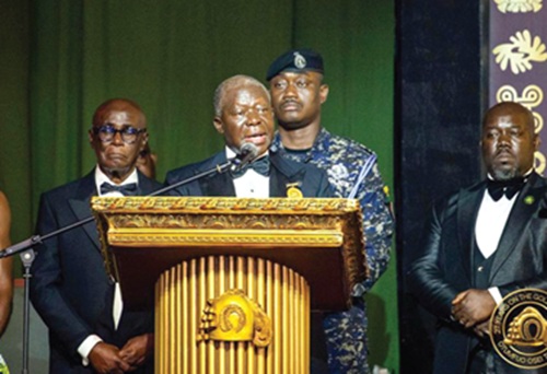 Otumfuo delivering his address