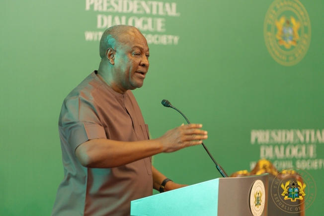 LGBTQ+ not Ghana’s top priority, President Mahama tells civil society