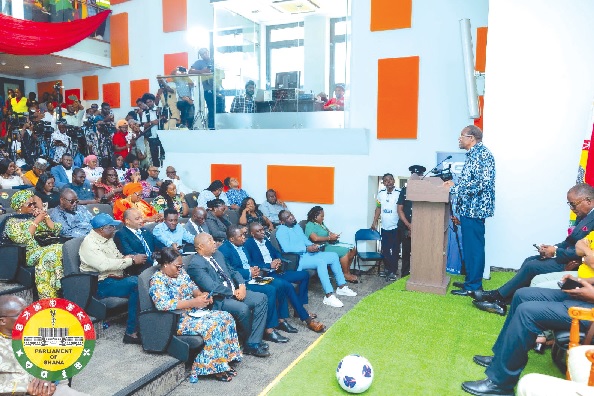 Alban Sumana Kingsford Bagbin, Speaker of parliament, launching the 2026 KGL Democracy Cup yesterday