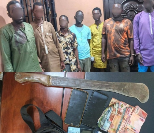 Eight Aframso robbery suspects arrested while sharing loot in Ejura, one shot dead