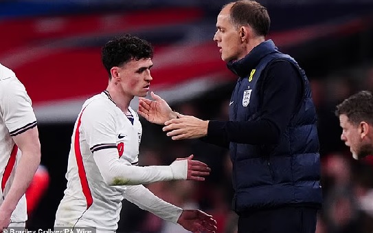 Thomas Tuchel admitted Foden was unable to replicate his form in training in matches