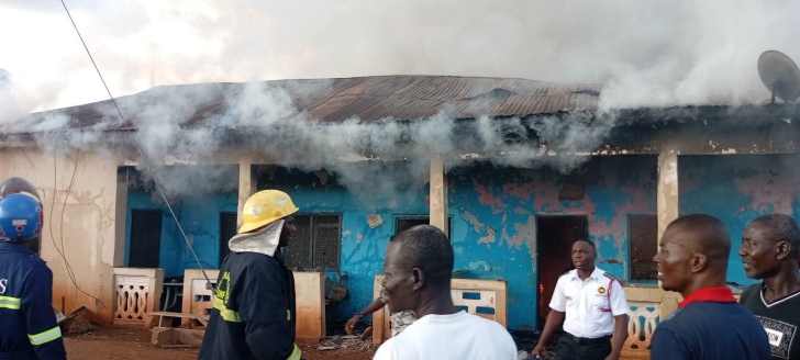 Fire destroys late Tamale Central MP Murtala’s family house