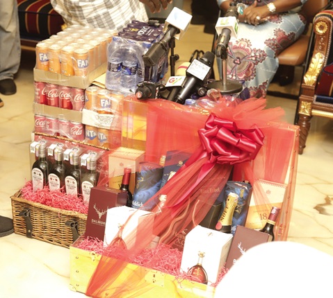 Some of the items presented Pictures: EDNA SALVO KOTEY