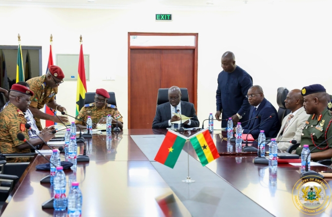 Ghana, Burkina Faso sign defence pact to operationalise new security framework, protect traders on border routes