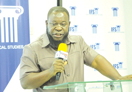 Said Boakye, Executive Director of Institute for Fiscal Studies, Picture: CALEB VANDERPUYE