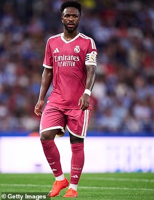 Vinicius Jr played for Real Madrid for the first time since having chin harmonisation surgery