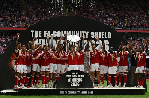 Arsenal thrash Manchester City to win 2026 Community Shield