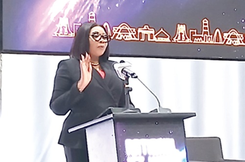 Matilda Asante-Asiedu, Second Deputy Governor, Bank of Ghana, speaking at the 2026 National ICT Week