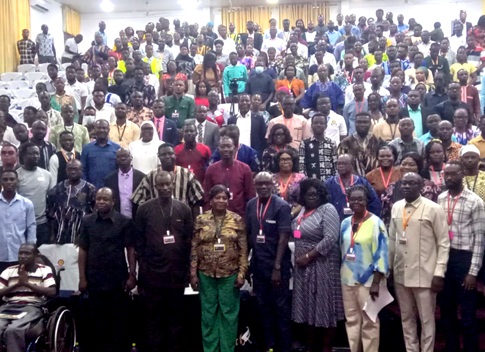 Dignitaries and participants in the event