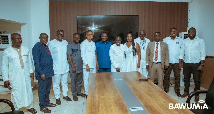 NPP: New Central Regional executives calls on flagbearer Bawumia
