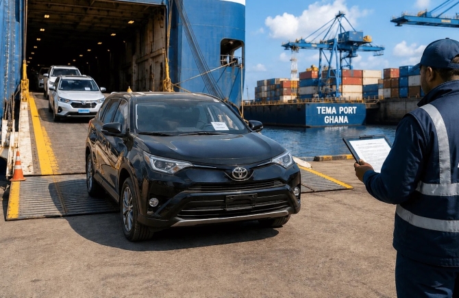 Unclaimed car?  Efua Abban's experience with shipping a car to Ghana from the United States