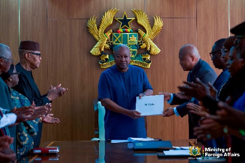 High-Level Committee of Experts established by the President completes its mandate and submitted five reports to President John Mahama