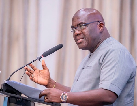Dr Julius Debrah — Chief of Staff, speaking at the conference