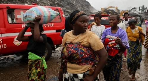 Residents near the dumpsite were evacuated after the collapse