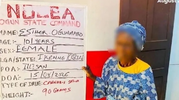 Esther Ogunmabo said she started selling illicit drugs after her shop was destroyed in a fire