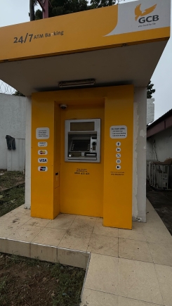 GCB ATM on the Graphic Road, between Accra Brewery and GCGL