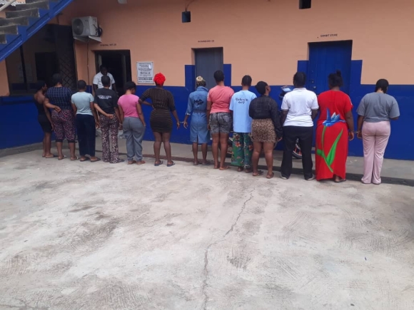 Minor among 15 young women arrested in Eastern Region brothel swoop