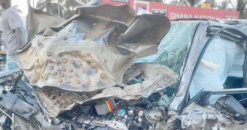 One of the fatal accidents on the Central Region road One of the fatal accidents on the Central Region road