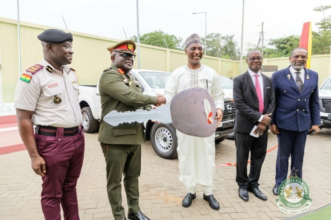10 pickup vehicles handed over to NACOC to boost operations