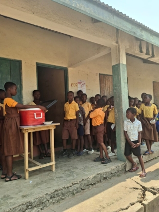 Ghana School Feeding Programme inspects school feeding centres in Volta, Bono and Bono East