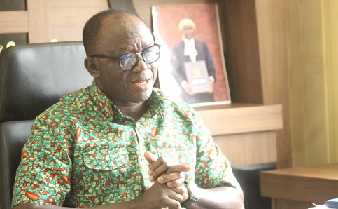 Kale Cezar, Managing Director of Metro Mass Transit Ltd, speaking to the Daily Graphic.  Picture: ESTHER ADJORKOR ADJEI