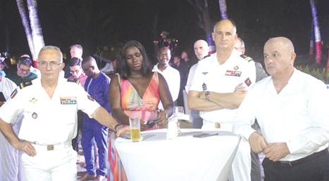 Cathreine Lotsu, (2nd from left), President of the France and French Alumni Ghana Association, at the event 