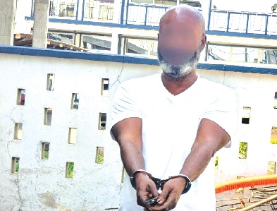 The suspect, Adjei Owusu Afriyie