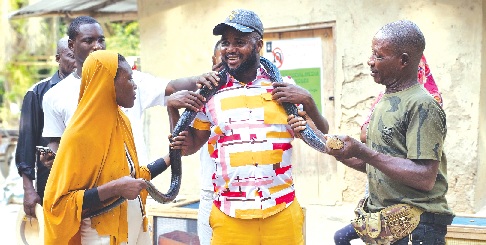 From panic to poise — a visitor learns to trust the snake, and the man who understands it