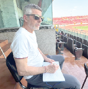 Newly appointed assistant coach, Alain Ravera, has already hit the ground running monitoring some local matches