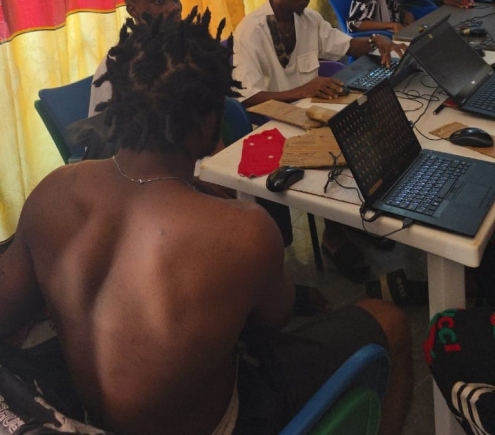 Human trafficking and cyber fraud syndicate busted at Pokuase 