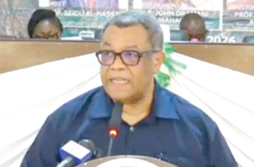 Augustus Obuadum Goosie Tanoh (inset), Presidential Advisor, 24-Hour Economy, speaking at the event in Tamale