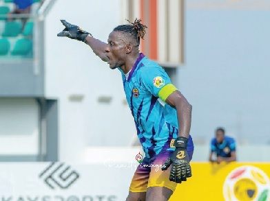 Benjamin Asare -- Will stand between the sticks for Hearts of Oak